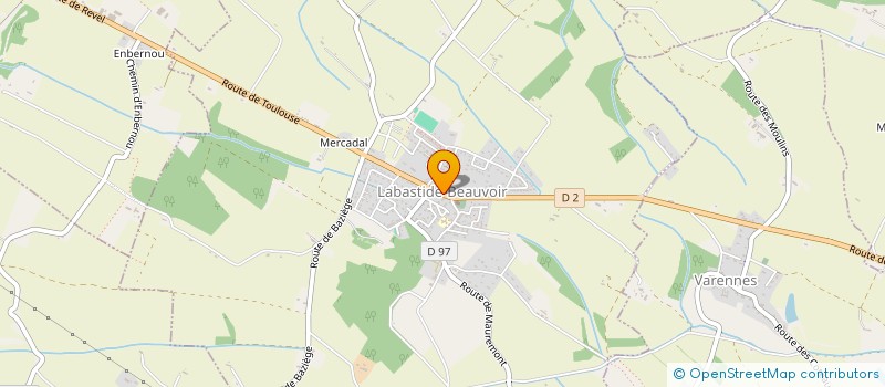 localisation de l'entreprise ALARD ANTHONY  LABASTIDE-BEAUVOIR