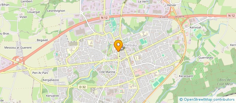 localisation de l'entreprise ALAREN  LANDIVISIAU