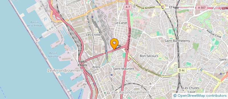 localisation de l'entreprise ALARIC HOSPITALITES  MARSEILLE