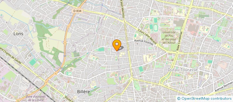 localisation de l'entreprise ALARIEL  BILLERE