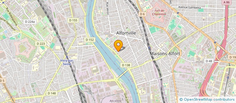 localisation de l'entreprise ALARIS TRANS EUROP EXPRESS à ALFORTVILLE