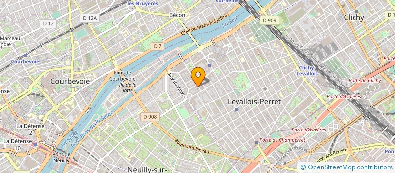 localisation de l'entreprise ALARIUS CONSULTING à LEVALLOIS-PERRET
