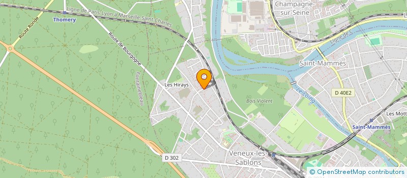 localisation de l'entreprise ALARM-CLUB  MORET-LOING-ET-ORVANNE