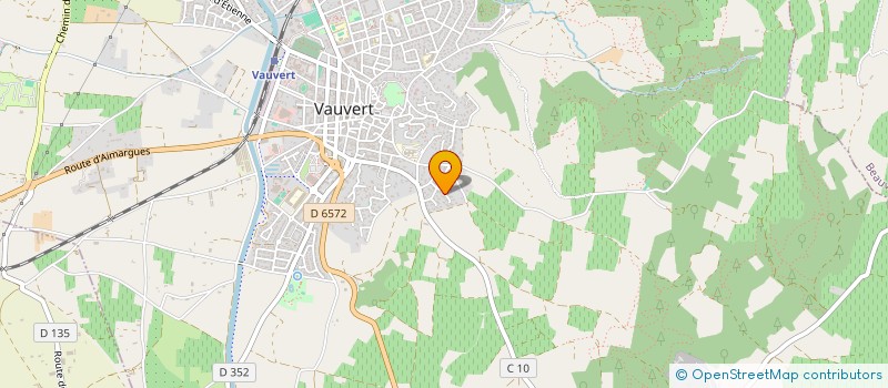 localisation de l'entreprise ALARM' ELEC30  VAUVERT