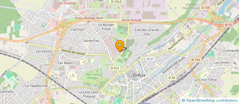 localisation de l'entreprise ALARME 28 à DREUX