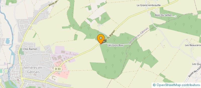 localisation de l'entreprise ALARME 45 à FERRIERES-EN-GATINAIS