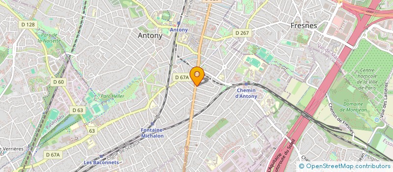 localisation de l'entreprise ALARME 7 SUR 7- TELESURVEILLANCE à ANTONY