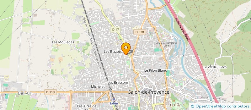 localisation de l'entreprise ALARME ASSISTANCE SURVEILLANCE  SALON-DE-PROVENCE