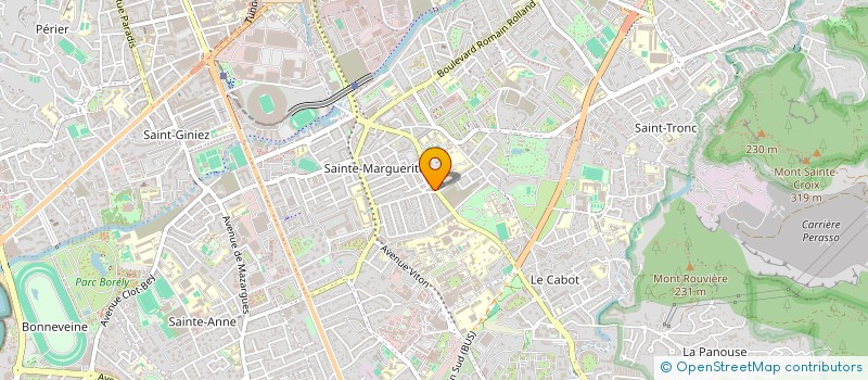 localisation de l'entreprise ALARME BLINDAGE SERVICE à MARSEILLE