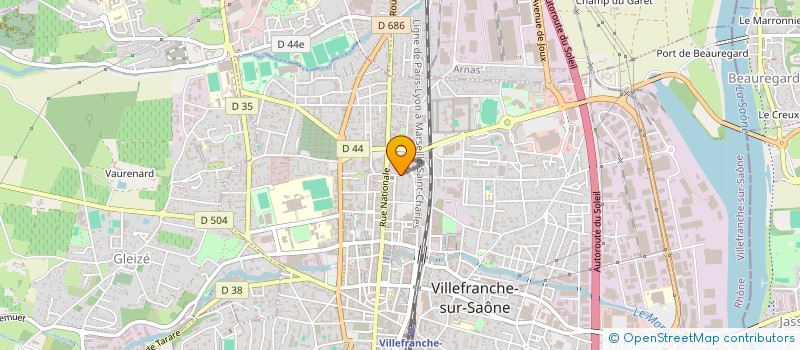 localisation de l'entreprise ALARME CALADE à VILLEFRANCHE-SUR-SAONE
