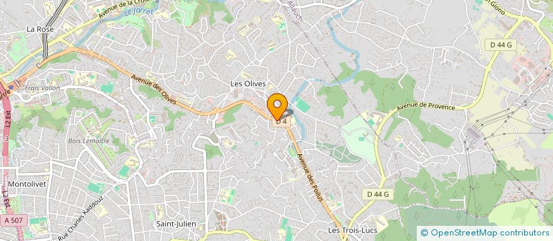 localisation de l'entreprise ALARME CLIMATISATION REUNIE  MARSEILLE