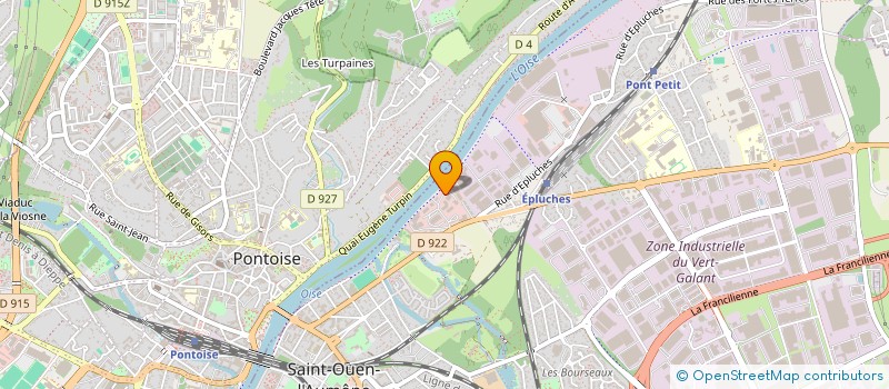 localisation de l'entreprise ALARME COMMUNICATION EUROPEENNE SECURITE  SAINT-OUEN-L'AUMONE