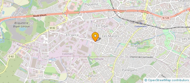 localisation de l'entreprise ALARME CONSEIL SECURITE (ACS) à COLOMIERS