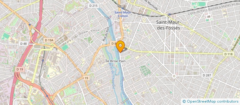 localisation de l'entreprise ALARME DOMOTIQUE CONTROLE INTERVENTION  SAINT-MAUR-DES-FOSSES