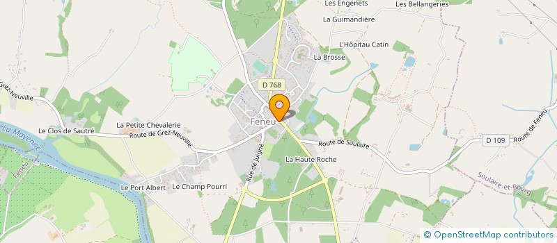 localisation de l'entreprise ALARME &, DOMOTIQUE FRANCE à FENEU