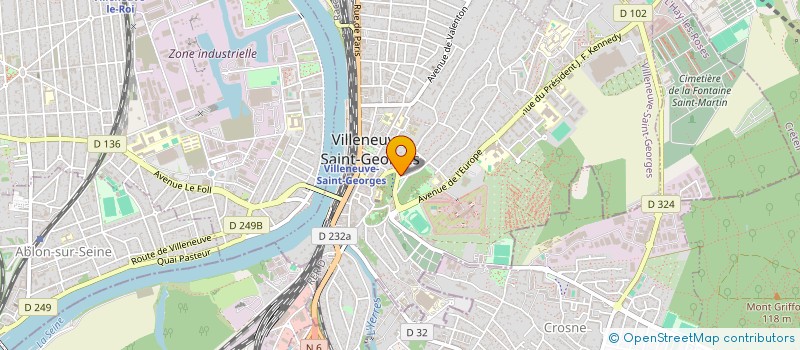 localisation de l'entreprise ALARME DOMOTIQUE PROTECTION à VILLENEUVE-SAINT-GEORGES
