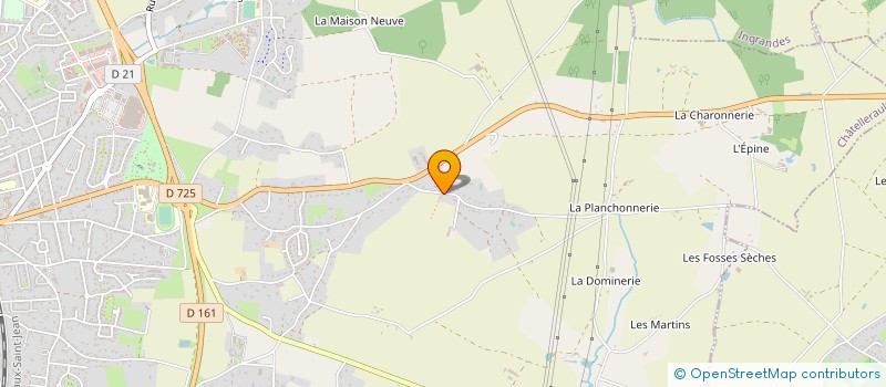localisation de l'entreprise ALARME DOMOTIQUE PROTECTION GRELIER à CHATELLERAULT