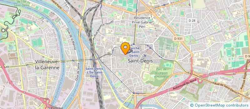 localisation de l'entreprise ALARME ELEC à SAINT-DENIS