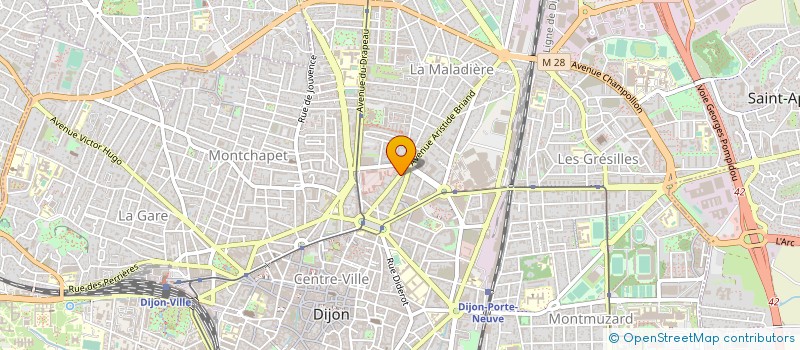 localisation de l'entreprise ALARME ELECTRONIQUE PROTECTION à DIJON