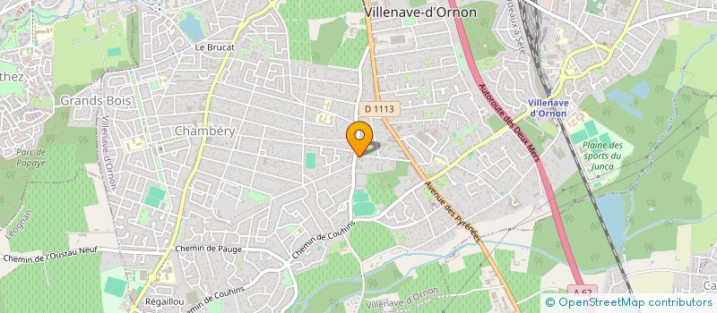localisation de l'entreprise ALARME ESPACE SECURITE à VILLENAVE-D'ORNON