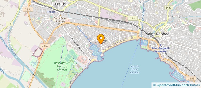 localisation de l'entreprise ALARME ET PROTECTION PORT FREJUS à FREJUS