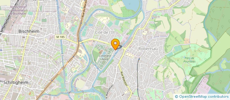 localisation de l'entreprise ALARME ET SERVICES GARDIENNAGE SARL à STRASBOURG