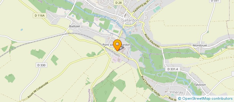 localisation de l'entreprise ALARME ET TELESURVEILLANCE à BAILLEAU-ARMENONVILLE