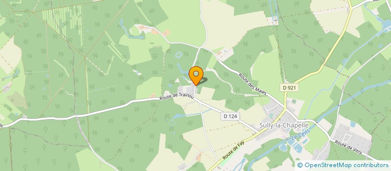 localisation de l'entreprise ALARME ET VOUS à SULLY-LA-CHAPELLE