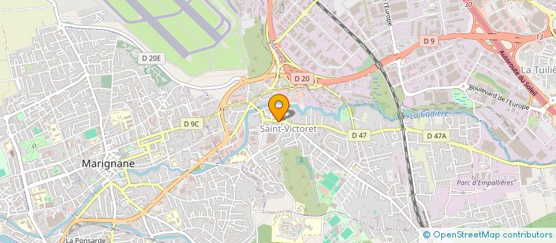 localisation de l'entreprise ALARME INFORM INCENDIE INTERPHONE TELEPH à SAINT-VICTORET
