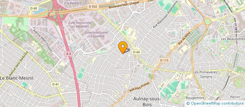 localisation de l'entreprise ALARME MASTER SURVEILLANCE à AULNAY-SOUS-BOIS