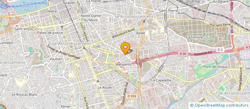 localisation de l'entreprise ALARME MATERIEL INCENDIE SECURITE à MARSEILLE