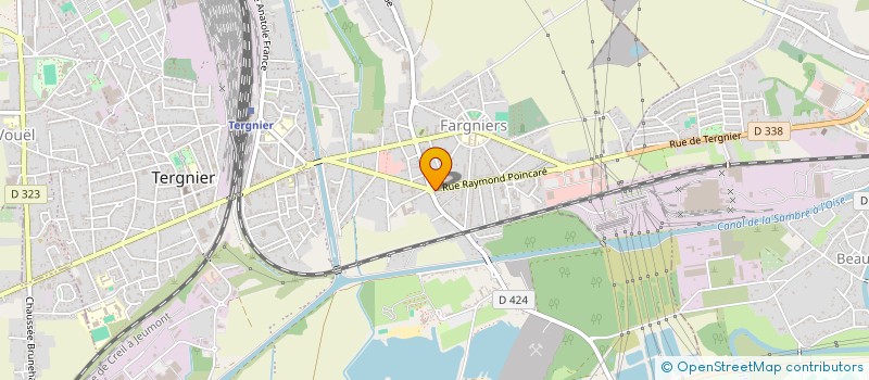 localisation de l'entreprise ALARME PICARDIE PROTECTION à TERGNIER