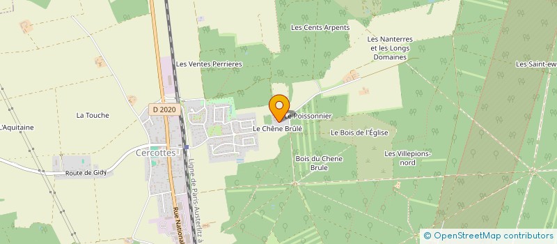 localisation de l'entreprise ALARME PREVENTION INCENDIE SARL à CERCOTTES