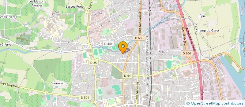 localisation de l'entreprise ALARME PREVENTION SECURITE  VILLEFRANCHE-SUR-SAONE