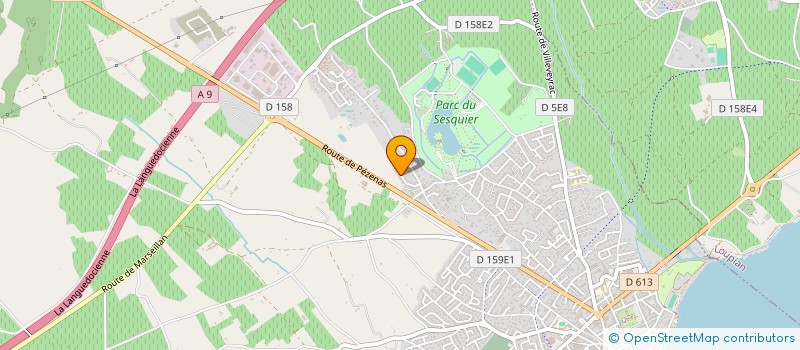 localisation de l'entreprise ALARME PROTEC 34 à MEZE