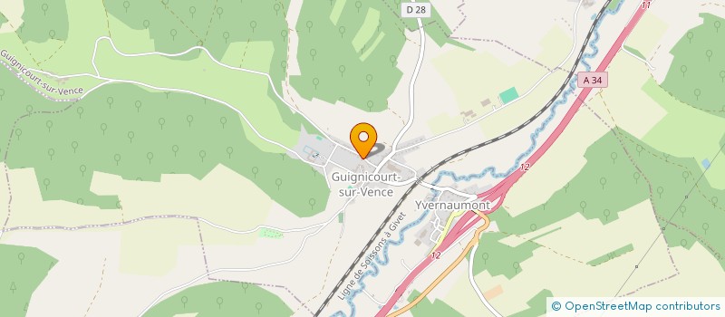 localisation de l'entreprise ALARME PROTECTION  GUIGNICOURT-SUR-VENCE