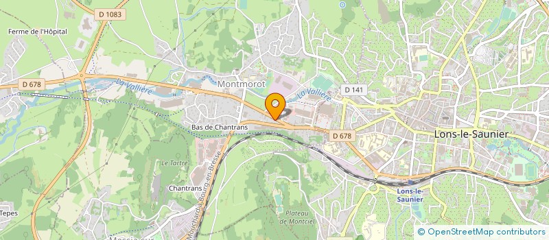 localisation de l'entreprise ALARME PROTECTION SURVEILLANCE  MONTMOROT