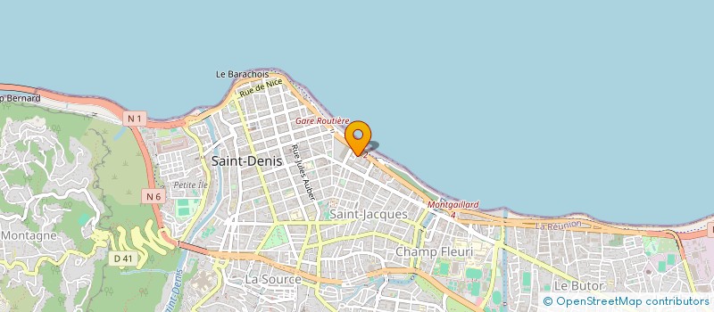 localisation de l'entreprise ALARME REUNION SECURITE à SAINT DENIS