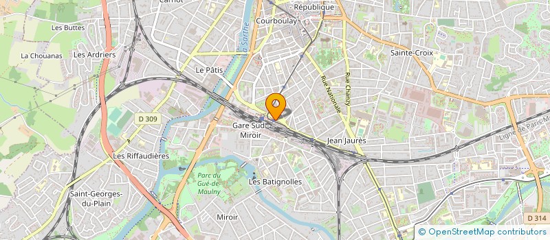 localisation de l'entreprise ALARME SECURITE GRAND OUEST à LE MANS