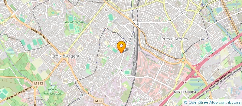 localisation de l'entreprise ALARME SECURITE INCENDIE ELEC SARL - A.S.I ELEC SARL à MONTPELLIER