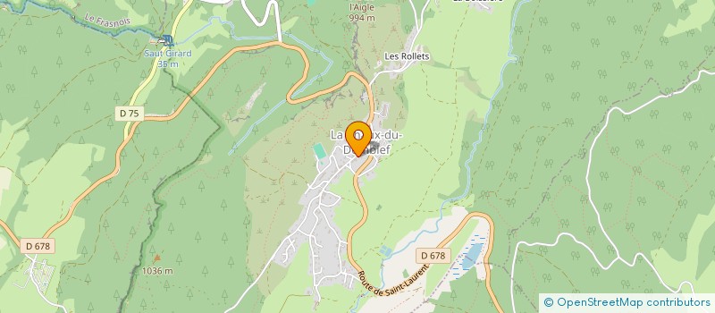 localisation de l'entreprise ALARME SECURITE JURA à CHAUX-DES-CROTENAY