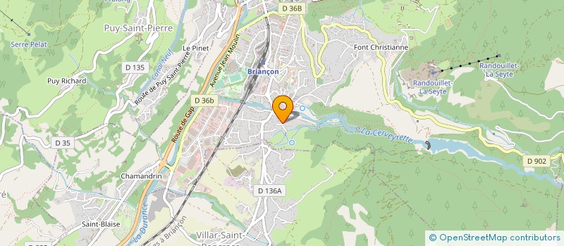 localisation de l'entreprise ALARME SECURITE MAINTENANCE à BRIANCON