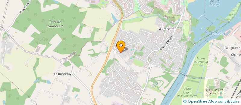 localisation de l'entreprise ALARME SECURITE VIDEO à BOUCHEMAINE