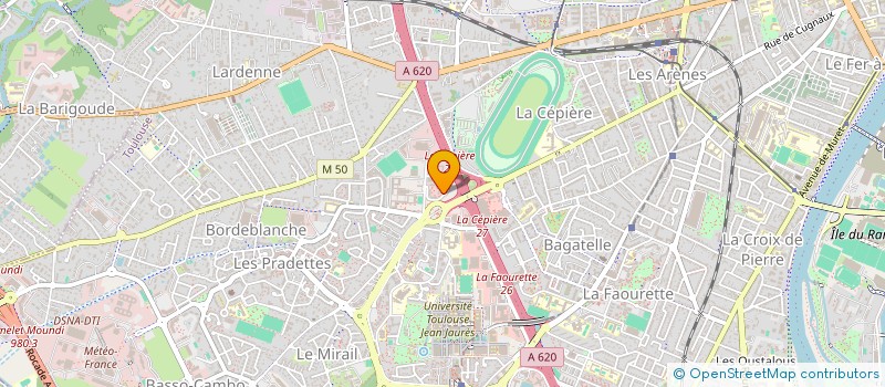 localisation de l'entreprise ALARME SERVICES SECURITE ELECTRONIQUE à TOULOUSE