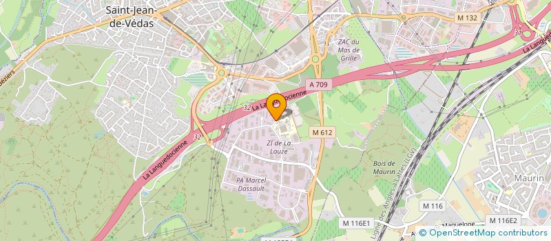 localisation de l'entreprise ALARME SYSTEME LANGUEDOC TELECOM  SAINT-JEAN-DE-VEDAS