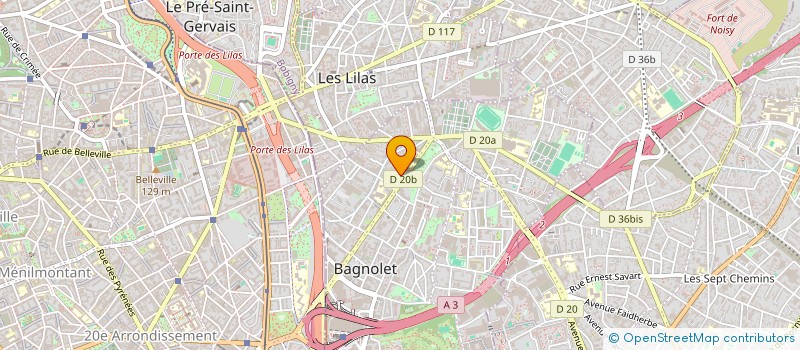 localisation de l'entreprise ALARME SYSTEME VIDEO PROTECTION à BAGNOLET
