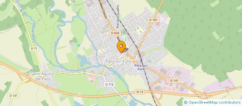 localisation de l'entreprise ALARME TECHNIQUE SERVICE AUTOMATISME  PACY-SUR-EURE