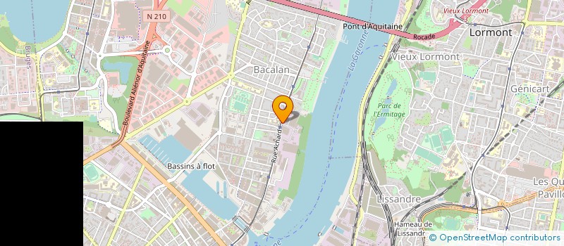 localisation de l'entreprise ALARME TELESURVEILLANCE CONFORT SECURITE à BORDEAUX