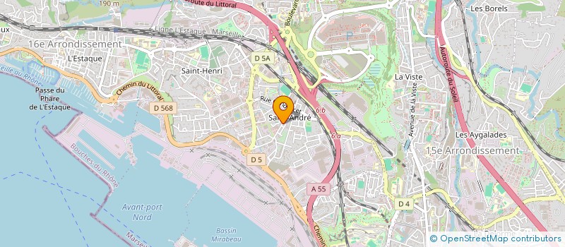 localisation de l'entreprise ALARME TELESURVEILLANCE SECURITE à MARSEILLE