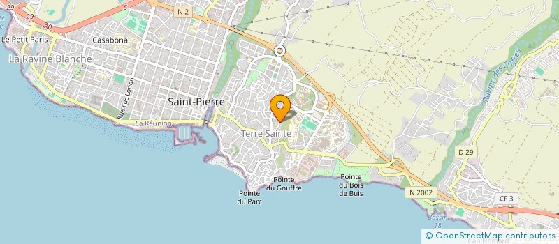 localisation de l'entreprise ALARME, VIDEOPROTECTION, INCENDIE, SECURITE ELECTRONIQUE à SAINT-PIERRE
